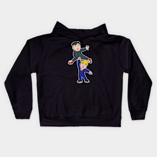 Trump Kim Jong Un Meeting Kids Hoodie